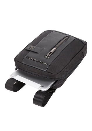 PIQUADRO Borsello porta iPad mini in tessuto riciclato Uomo piquadro CA3084BR2-N Nero da uomo