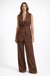 Pantalone palazzo 2 bottoni