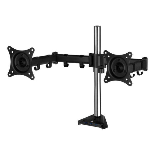 ARCTIC Z2 Pro [Gen 3] 86,4 cm [34] Scrivania Nero (ARCTIC Z2 Pro [Gen3] Dual Monitor Arm with 4-Port USB 3.0 Hub, Up to 34 Monitors / 29 Ultrawide, 180? Swivel, 360? Rotation)