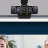 Logitech C920S HD Pro Webcam, Videochiamata Full HD 1080p/30fps, Audio Stereo Chiaro, Correzione Luce HD, Privacy Shutter, Per Skype, Zoom, FaceTime, Hangouts, PC/Mac/Laptop/Tablet/XBox