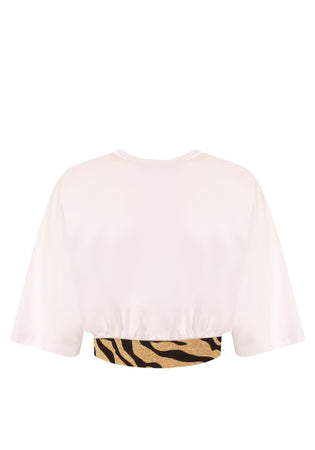 JUST CAVALLI T-Shirt Donna Just Cavalli 74PBHG02CJ300-G03 Bianco da donna