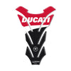 PARASERBATOIO ADESIVI Serbatoio in RESINA CARBONIO- ROSSO per MOTO DUCATI -CORSE