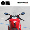PARASERBATOIO ADESIVI Serbatoio in RESINA CARBONIO- ROSSO per MOTO DUCATI -CORSE