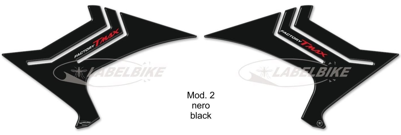 2 ADESIVI in GEL protezioni PIEDI PASSEGGERO compatibili x YAMAHA TMAX 530 2017-2020