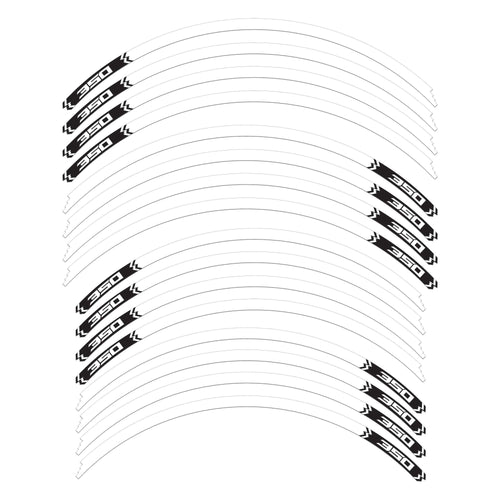 Kit strisce adesive cerchi ruote 14 e 15 scooter compatibili con Honda Adv350