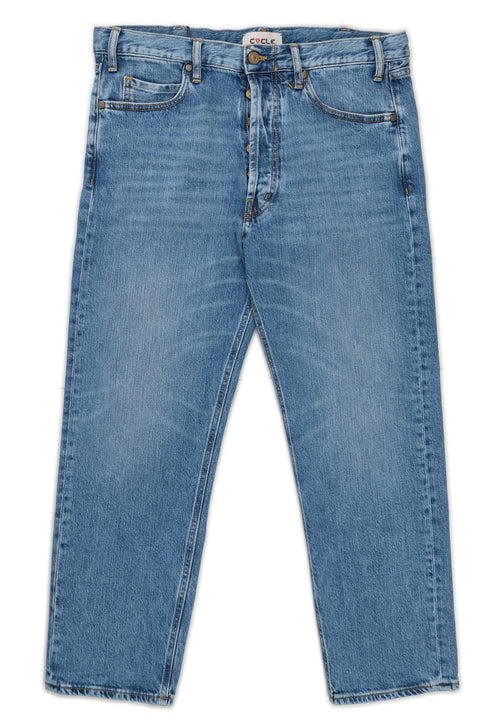 CYCLE Cycle - 5 Tasche Lucky Carrot Denim Blu Chiaro 341P525/L400/12 da uomo