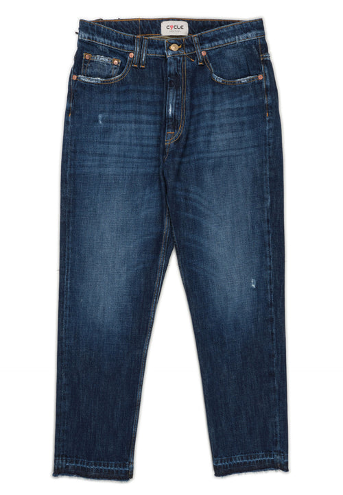 CYCLE Cycle - 5 Tasche Lucky Carrot Denim Scuro 341P535/L379/83 da uomo