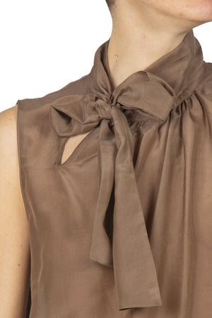 SOLOTRE Solotre - Top - 450759 - Cioccolato da donna