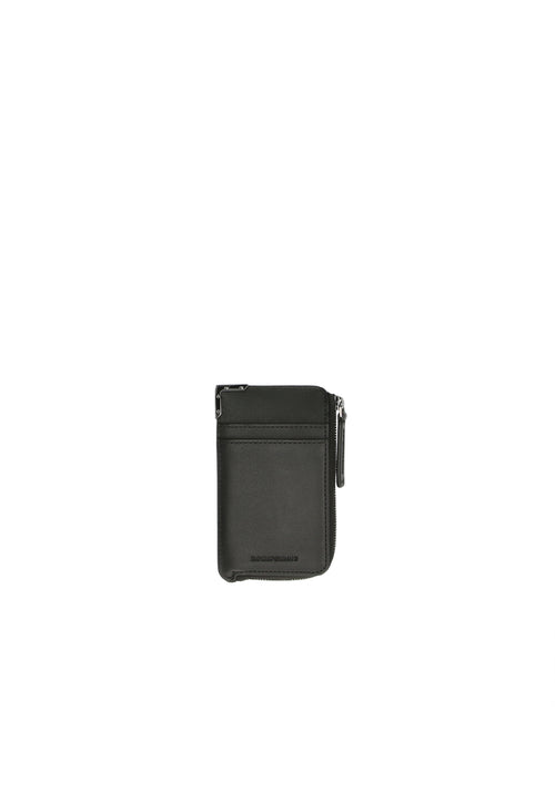 EMPORIO ARMANI Man Leather ard Holder Uomo emporio armani Y4R630YQ82X-80001 Nero da uomo