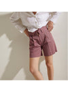 YERSE Shorts Donna 40857 Cotone da donna