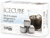 IceCube, 6 Cubetti Refrigeranti in Acciaio per Bevande
