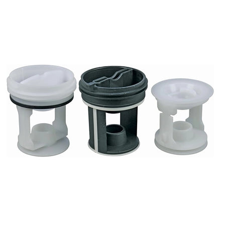 Kit Filtro Pompa Originale per Lavatrice Ariston, Indesit, Smeg