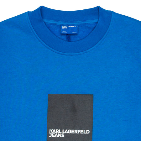 KARL LAGERFELD Felpa Uomo Karl Lagerfeld Regular Logo Sweat Royal da uomo