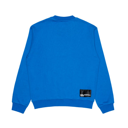 KARL LAGERFELD Felpa Uomo Karl Lagerfeld Regular Logo Sweat Royal da uomo