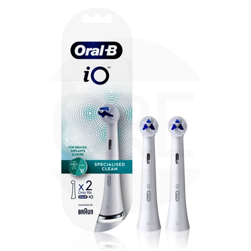2 Testine di Ricambio Specialised Clean per Oral-B iO 3753, 3758, 3769, 3776, 3794