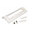 Maniglia Porta Frigorifero Curva Bianca Compatibile Universale 19.7x7.3 cm