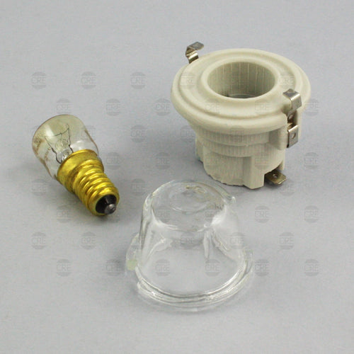 Kit Portalampada con Lampadina E14, 15W, 300°C