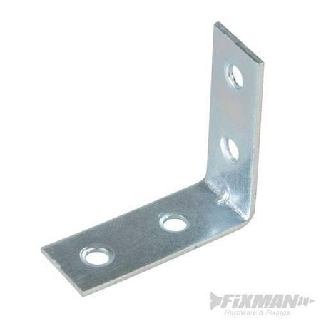 Piastra Gancio angolare per il fissaggio con fori per montaggio Fixman 10 p.zi Fixman