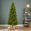 Albero di natale Killington con Micro Led  in PE Effetto Real Touch + PVC Altissima qualità