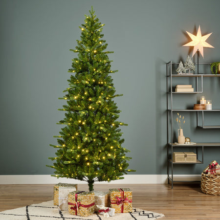 Albero di natale "Killington" con Micro Led  in PE Effetto Real Touch + PVC Altissima qualità