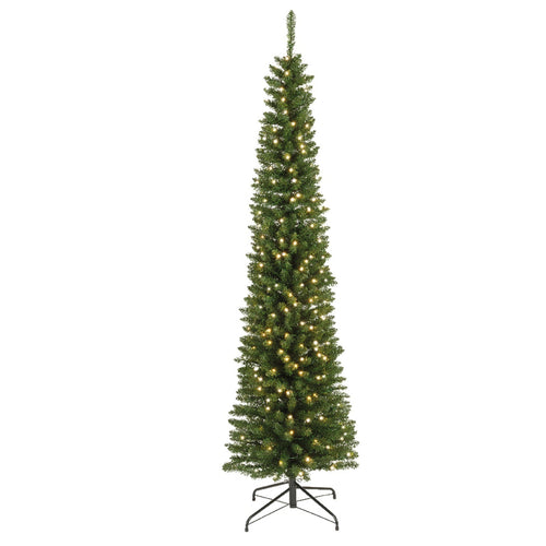 Albero di natale Slim Pencil Pine con Led in PVC Altissima qualità