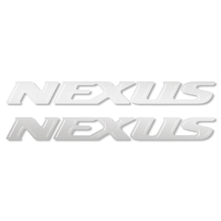 2 ADESIVI-STICKERS in RESINA 3D SCRITTA NEXUS compatibili per SCOOTER GILERA