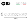 2 ADESIVI-STICKERS in RESINA 3D SCRITTA NEXUS compatibili per SCOOTER GILERA