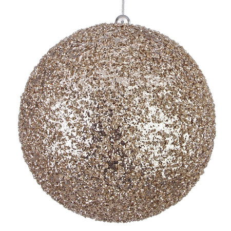 Pallina per albero di natale Champagne lucido da Ø 20 cm Pendaglio decorato