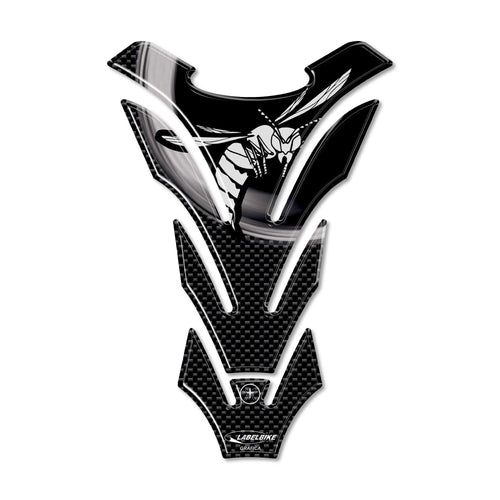 PARASERBATOIO ADESIVI 3D CARBONIO PROTEZIONE SERBATOIO per MOTO HONDA HORNET New