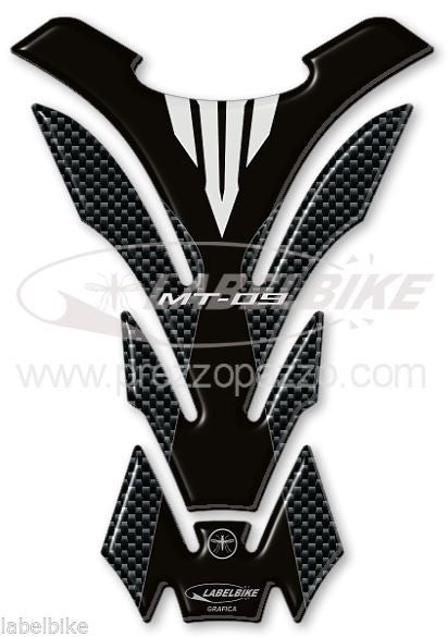 PARASERBATOIO ADESIVO SERBATOIO in RESINA 3D compatibile per MOTO YAMAHA MT-09