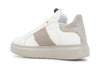 SNEAKERS IN PELLE CON BANDA LATERLAE