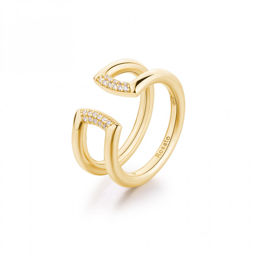 ROSATO Anello fascia in argento Donna Bianca rzbi86 da donna