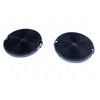 2 Filtri Carbone Attivo 154x15mm Circolare per Cappa Aspirante