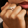ROSATO Anello in argento Donna Bianca RZBI84 da donna