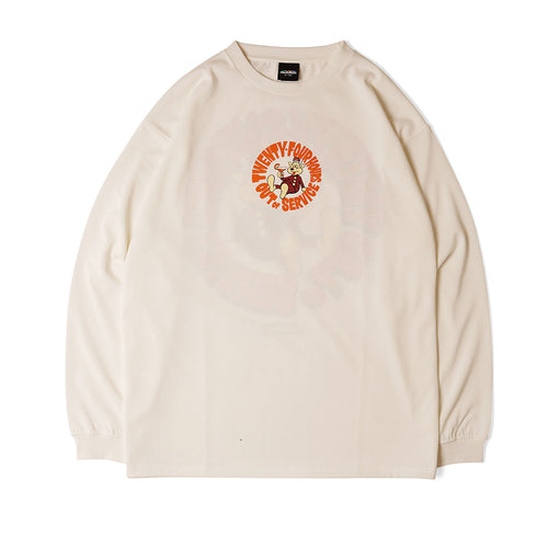 MANASTASH T-Shirt Manastash POLY L/S TEE 24HRS da uomo