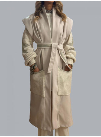 DELLE Cappotto Donna rkw2405 Poliestere da donna