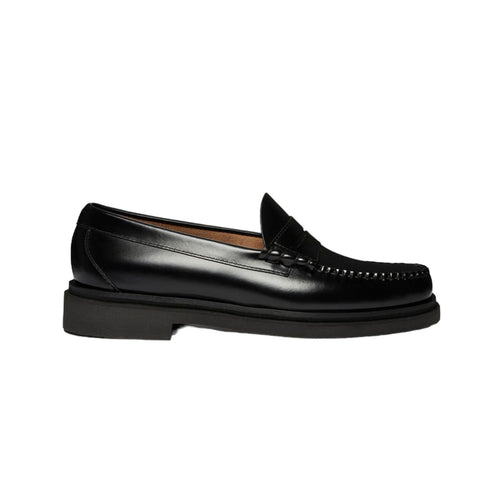 G.H. BASS Mocassini G.h. Bass Weejuns Step Larson Penny Loafers Black Leather da uomo