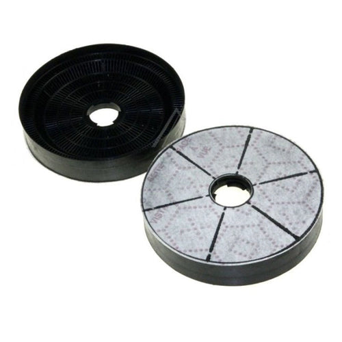 2 Filtri Carbone Attivo 172x33mm Circolari per Cappa Aspirante