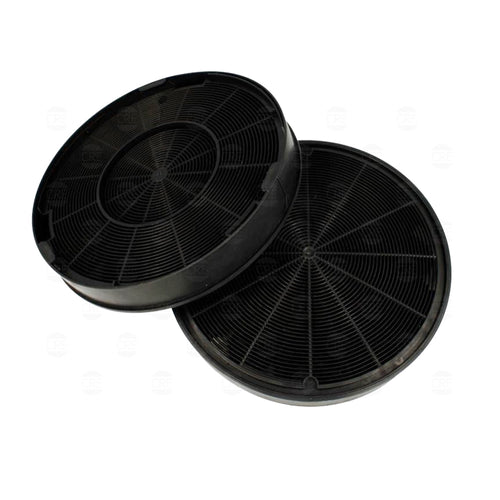 2 Filtri Carbone Attivo 196x30mm Circolare per Cappa Aspirante