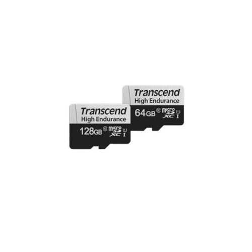 TRANSCEND MEMORY CARD 64GB microSD w/ adapter U1, High Endurance