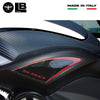 2 ADESIVI Stickers gel 3D compatibili per scooter YAMAHA Tmax 530 carbonio ergal
