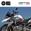 2 ADESIVI 3D PROTEZIONI LATERALI RALLY compatibile per MOTO BMW GS R1200 2013-2016