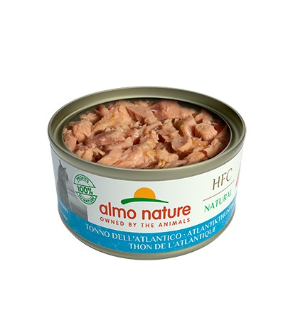 Almo Nature Scatoletta HFC Natural gusto Tonno dell'Atlantico per Gatti Adulti