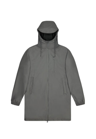 RAINS Impermeabile Donna Rains Long Storm Breaker grey da donna