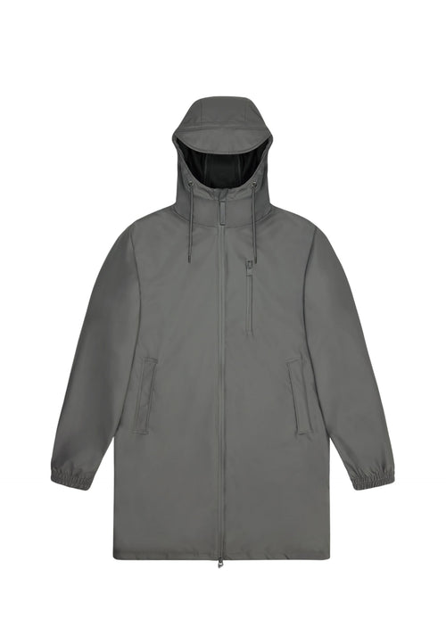 RAINS Impermeabile Donna Rains Long Storm Breaker grey da donna