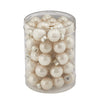 Palline per albero di natale in vetro color Champagne da Ø 2 cm set da 50 pezzi