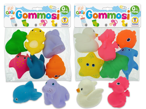 Gomo - Gommosi Animali Acquatici con Spruzzo