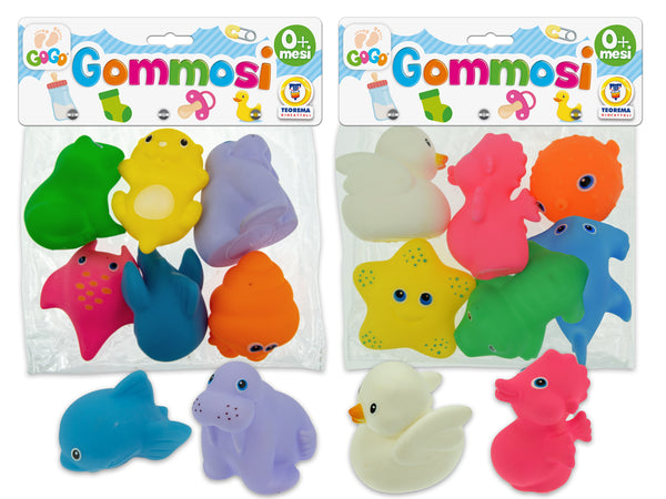 Gomo - Gommosi Animali Acquatici con Spruzzo