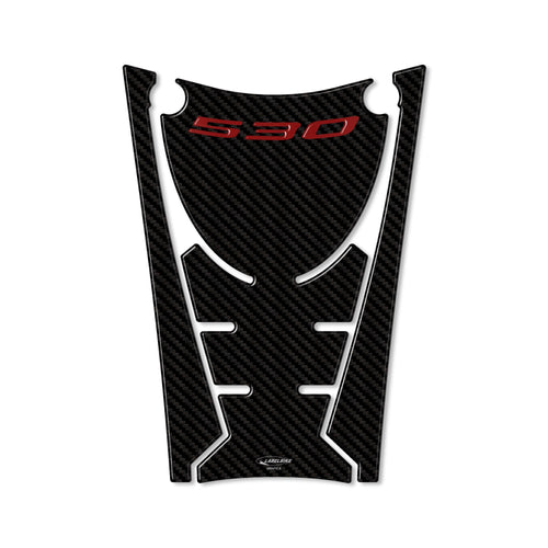 Adesivo resinato 3D pedana anteriore compatibile con Yamaha Tmax 530 2017-2019