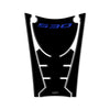 Adesivo resinato 3D pedana anteriore compatibile con Yamaha Tmax 530 2017-2019